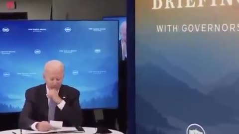 Biden EATS Gross Glob on Chin on LIVE TV