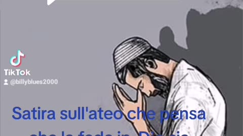 Satira sull'ateo che pensa che tutte le religioni siano uguali