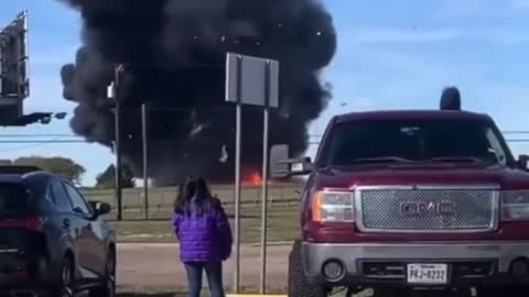 Horror Above DALLAS after MidAir Collided During Dallas Air Show-Til Valhal my fallen Brothers