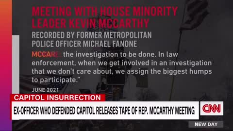 Ex-officer secretly recorded conversation with McCarthy. Hear the audio