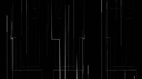 Digital White Lines Moving-4K Relaxing Screensaver