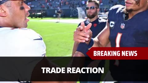 Justin Fields And Russell Wilson React To Trade