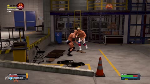 Cody Rhodes vs The Rock on car WWE Match