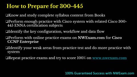 Get CCNP Enterprise Certified: Expert Tips for Cisco 300-445 ENNA Exam Prep