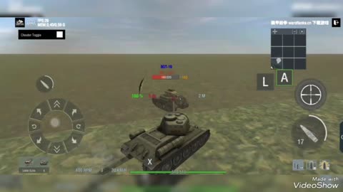 T-34-85 vs M2_Light | Panzer War