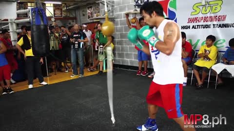 WOW!SEN.MANNY PACQUIAO BOXING ETTIQUETTE VS. SPENCE JR.LEAK TRAINING VIDEO