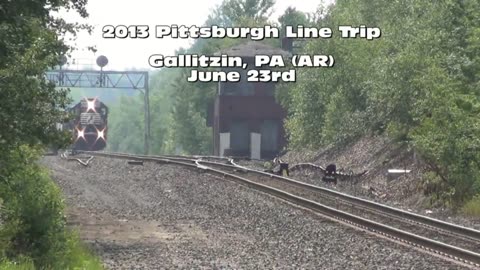 NS Chicago Line Trains in Elkhart, IN