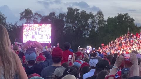 Trump Rally Sarasota President Trump “CRT being shoved down our kids throats”