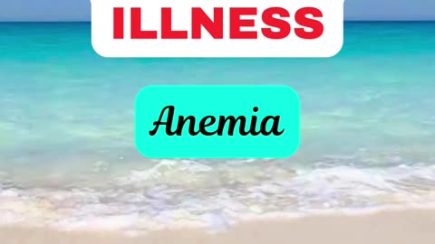 Anemia: Symptoms and possible remedy.