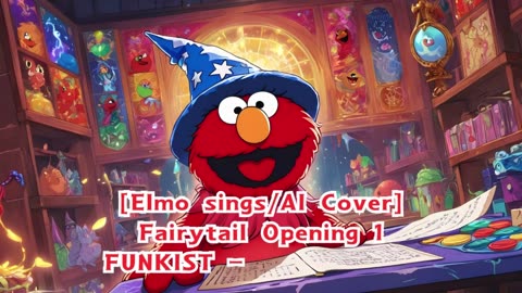 [Elmo sings/AI Cover] Fairy tail Opening 1 Funkist - Snow Fairy