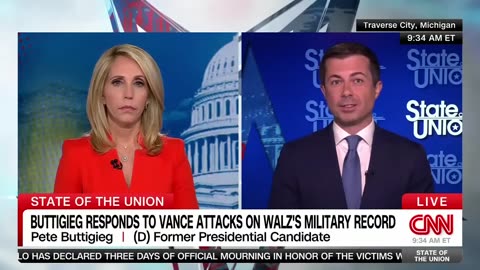 Pete Buttigieg reacts to Vance's comments on Walz's military service