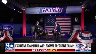 Trump takes questions at Fox News town hall