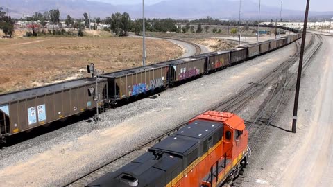 Kingman Canyon, AZ BNSF Railfanning Pt. 1