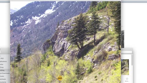 Rock Climbing at the Information Bureau in Waterton Park Southern Alberta