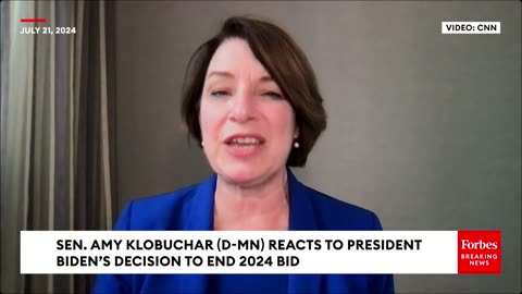 Amy Klobuchar: Biden 'Took The Honorable Path' By Dropping Out Of 2024 Contest| A-Dream News ✅