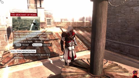 Assassin's Creed Brotherhood Leonardo Mission 3 War Plans 100%