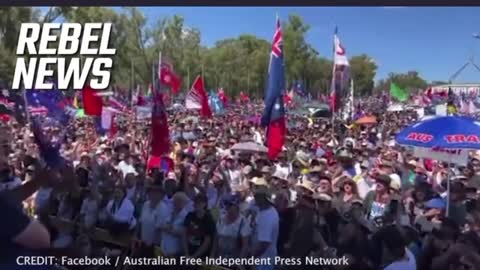 SACK THEM ALL!!! Canberra Australia is having a massive protest!