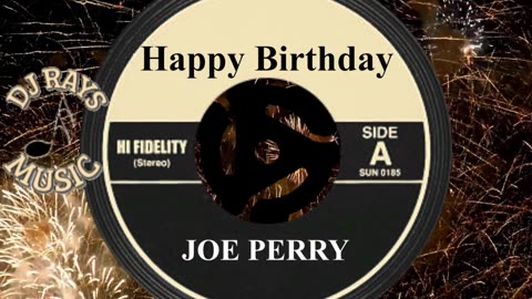 HAPPY BIRTHDAY JOE PERRY