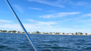 Boating from Lemon Bay out to Don Pedro Island LGI Palm Island