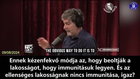 【HU】Dr. Bret Weinstein: A COVID-oltások a biofegyverkutatás termékei