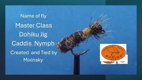 Name of fly - Master class Dohiku Jig Caddis Nymph