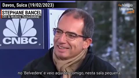 Stephane Bancel, o CEO da Moderna admitiu que a sua farmacêutica já preparava a vacina para a pandemia covid