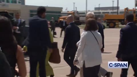 Tim Walz Flees As Someone Shouts Question About Stolen Valor Accusation