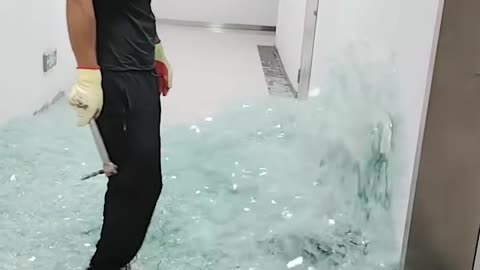 This Guy is Breaking Glass