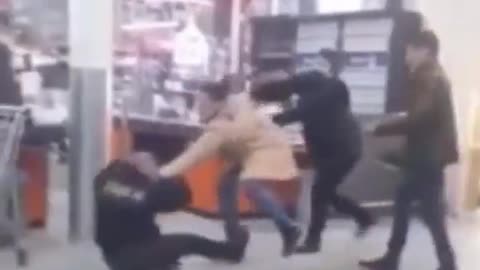 Russia: Woman Beats Down Cop Trying To Impose CONvid-1984 Restrictions