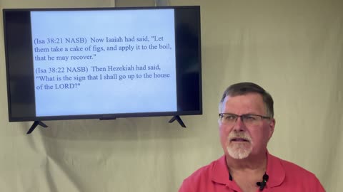 Isaiah 38&39 - Hezekiah has a son that was the worst king ever, among other bad things also.