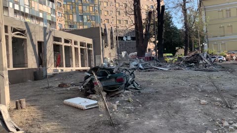 Aftermath of a Missile Strike on Children's Hospital