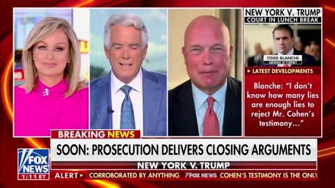 Matt Whitaker on America Reports - Fox News 05.28.2024