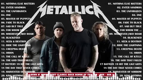 Metallica Greatest Hits - Metallica Songs Playlist Album 2024