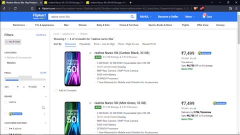 Best phone under ₹ 8999 || Best phone under ₹ 7499 || realme narzo 50i