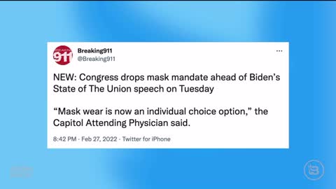 Dave Rubin Congress drops face mask mandate before Joe Biden’s State of the union address