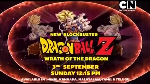 DragonBall Z Wrath of the Dragon Trailer Telugu - Cartoon Network