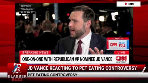 JD Vance Reacting To Pet Eating Controversy