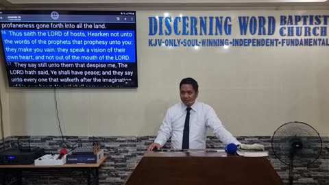 Parrot ka ba? (Avoiding Vain Words, its Allurements and Bad Fruits) Part 2 (Baptist Preaching - Ph)