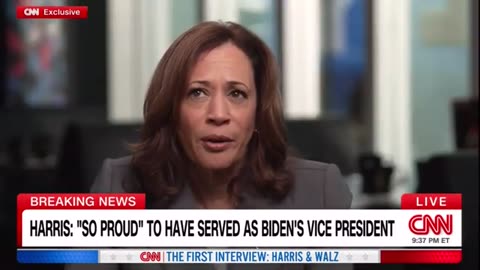 In first sit-down interview of her presidential campaign, Harris says ‘my values have not changed’