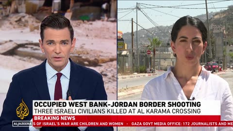 Israeli medics say three people shot and killed in attack at the West Bank-Jordan border crossing