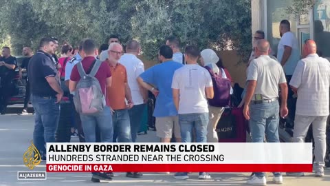 Allenby border remains closed: Hundreds stranded near the crossing