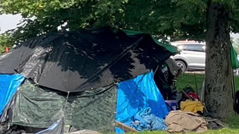 Saint John New Brunswick Canada Tent City