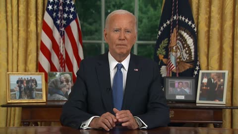 President Biden addresses his decision to step out of presidential race - July 24, 2024