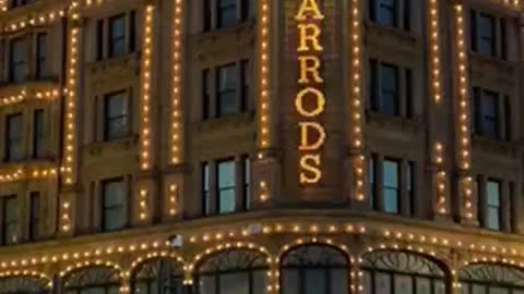 Harrods night view