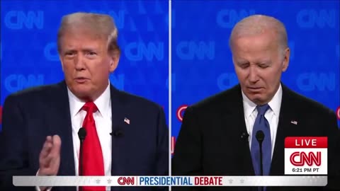 Recap of the entire 1st Presidential Debate in just 17 seconds 😐