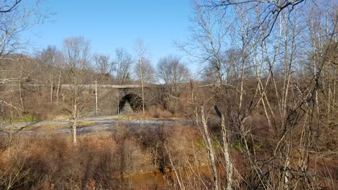 Amtrak Pennsylvanian Sunday 11/29/2020 near Portage PA