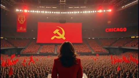 Kamala in Democratic National Communist/Socialist Convention