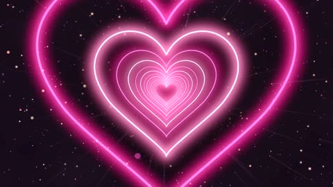 927. Heart Video Background💖Pink Heart Heart