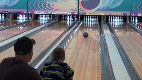 LITTLE BOY LOVES BOWLING