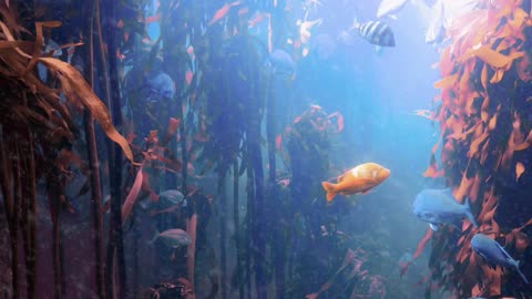 Don't Dare to Watch: A Spectacle of Vibrant Fishes Swimming in Unbelievable Colors!